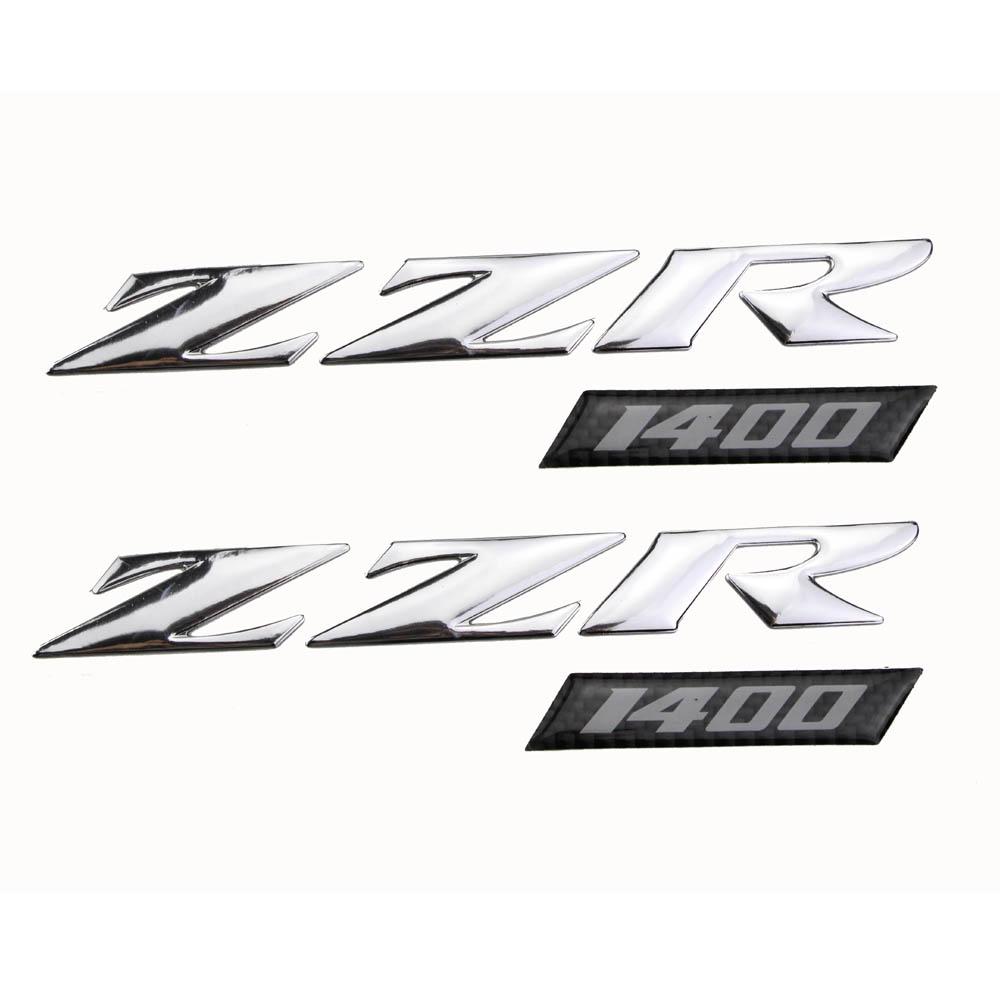 

KODASKIN Motorcycle 3D Raise Emblem Sticker Decal for Kawasaki ZZR1400 срібний