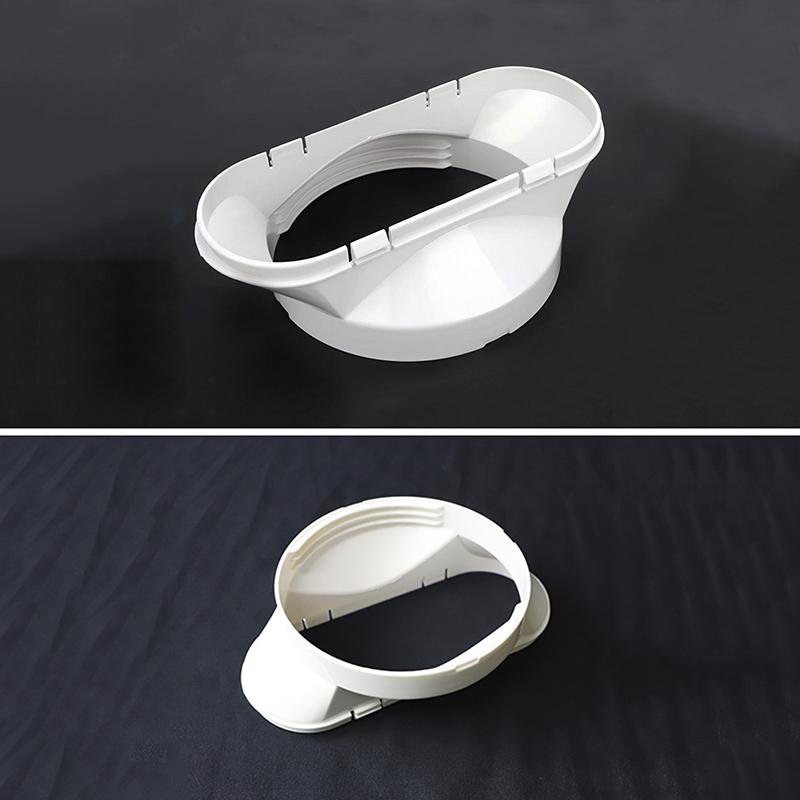 Air Conditioner Window Vent Kit 43-140Cm Flat Mouth Ac Exhaust Hose Coupler Adjustable Window Seal Universal Duct Extension Pipe