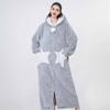 OEING Star Pattern Hooded Robe