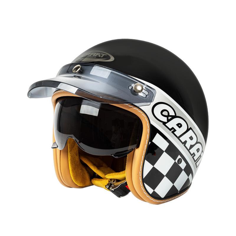 Unisex American Cruiser 3/4 Motorcycle Helmet