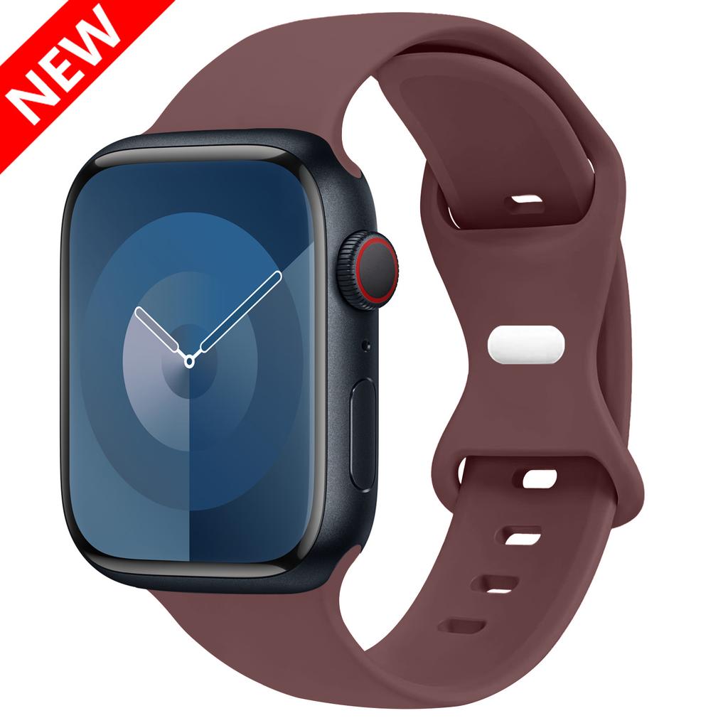 Silicone Strap For Apple Watch Band 44mm 45mm 41mm 40mm 49mm 42mm 38mm 46MM Sport Bracelet iWatch Series Ultra 2 SE 10 9 8 7 6 5