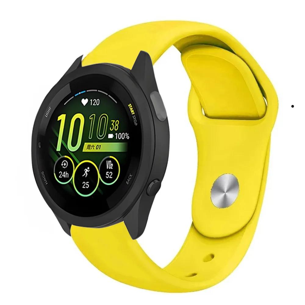 Cinturino in Silicone da 18mm 20mm 22mm Per Garmin Forerunner 55 165 645 965 255/265 245 Music Sportivo Braccialetto Garmin Forerunner 265S Cinturino