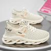 Spring New Daily Running Sports Lace-up Men's Shoes Large Mesh Mesh Breathable Low-top Sports Mesh Shoes