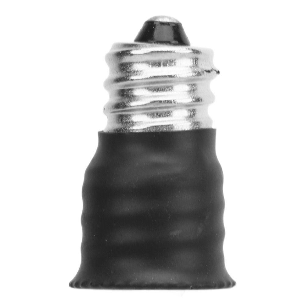6 Pcs Black/White E12 To E14 Adapter Screw in Bulb Converter Durable Light Bulb Adapter  Bedrooms