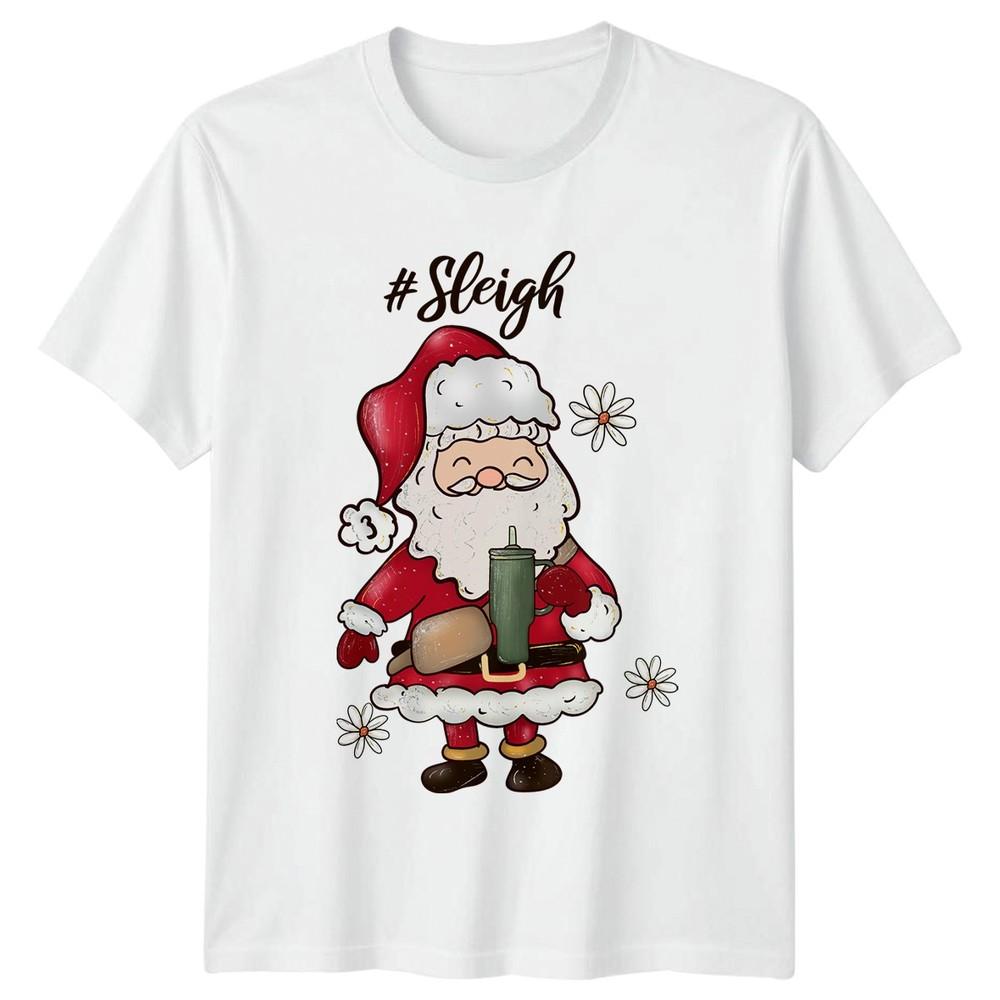 Sleigh Christmas Santa Holidays Unisexs TShirt Unisexs Tee Graphic Unisex S