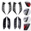 2Pcs Car Headlight Eyebrow Stickers Self Adhesive Taillamp Decoration Headlamp Eyebrow Cover for Auto Vehicle Automotive