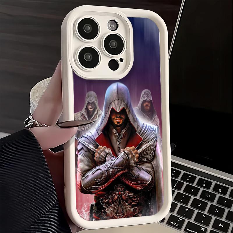 Phone Case for iPhone 17 Air 16E 15 16 Pro Max A-Assassins Game Creed Cover 14 Plus 13 12 Mini Soft Shell Silicone Fundas