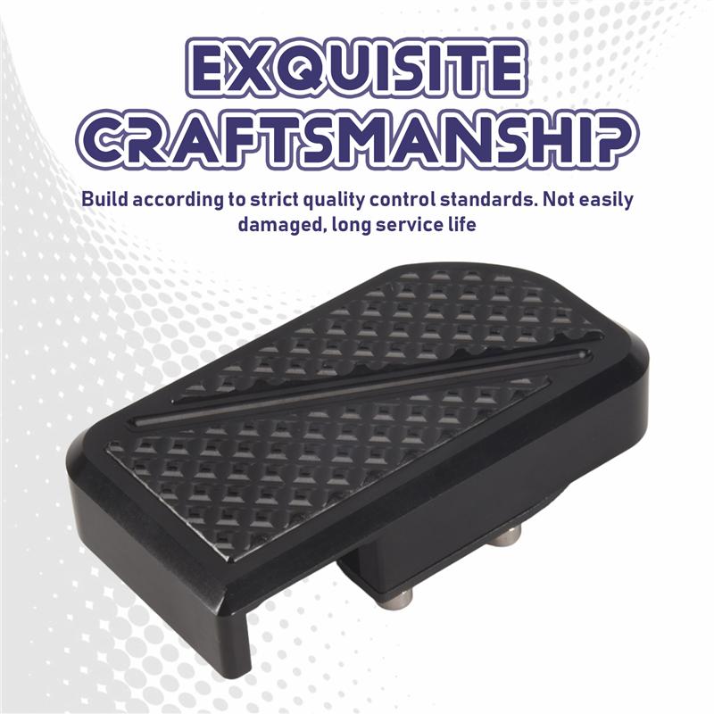 Enlarger Extension Rear Brake Pedal Foot Brake Pad For Motorcycle For Low Rider Softail Standard Street Bob FXBB