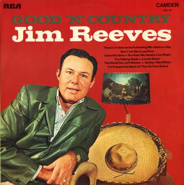 

LP Record JIM REEVES - Good N Country CDM1075 RCA Camden 1970 UK Folk Used