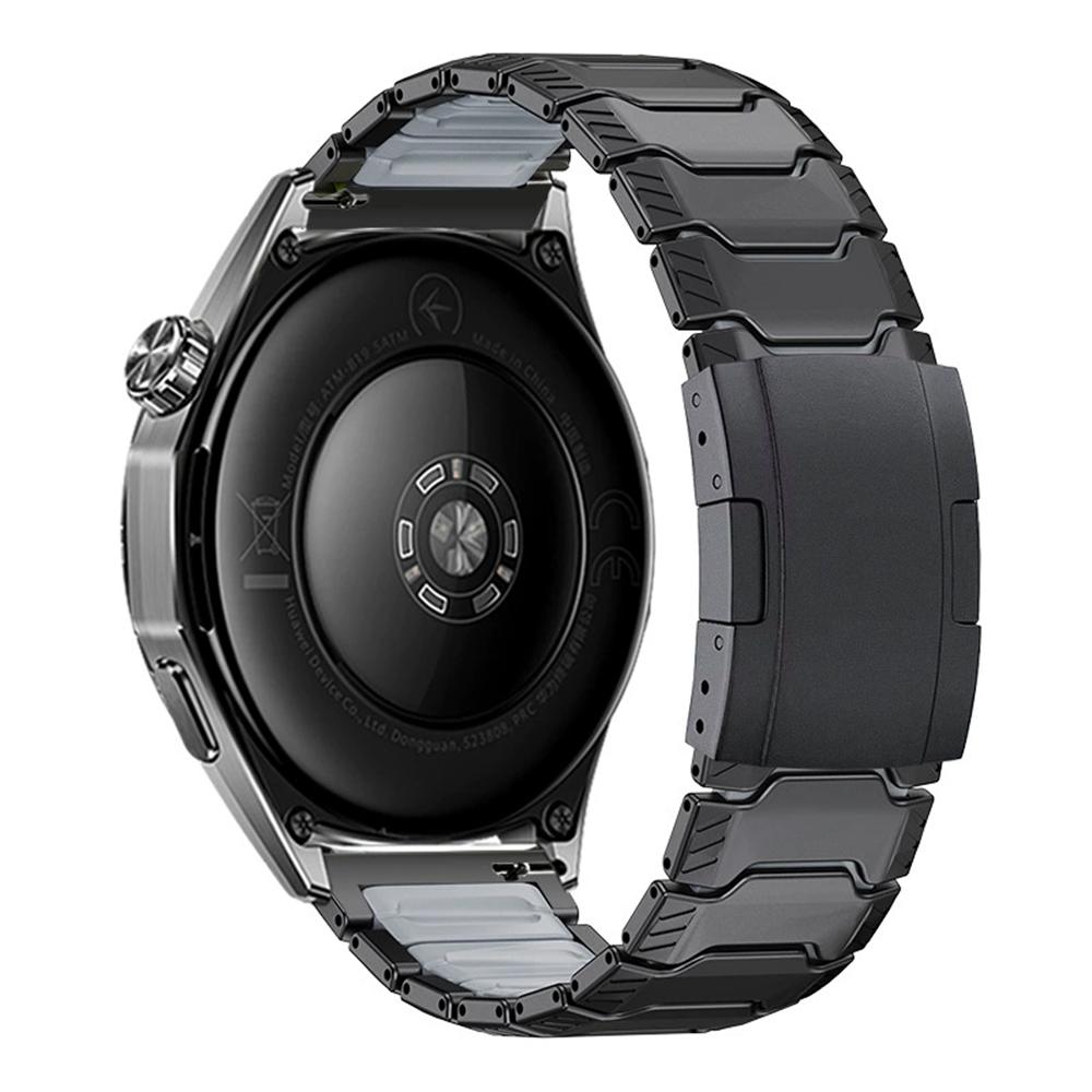 22 mm luksusa titāna silikona siksniņa