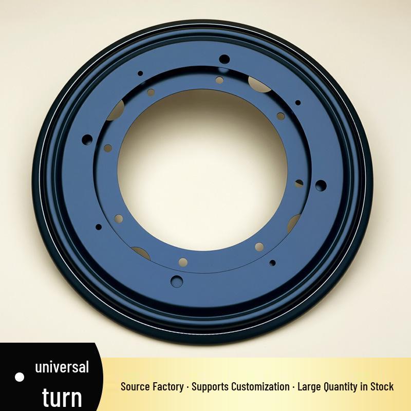 360° Rotating Iron Turntable Display Shelf