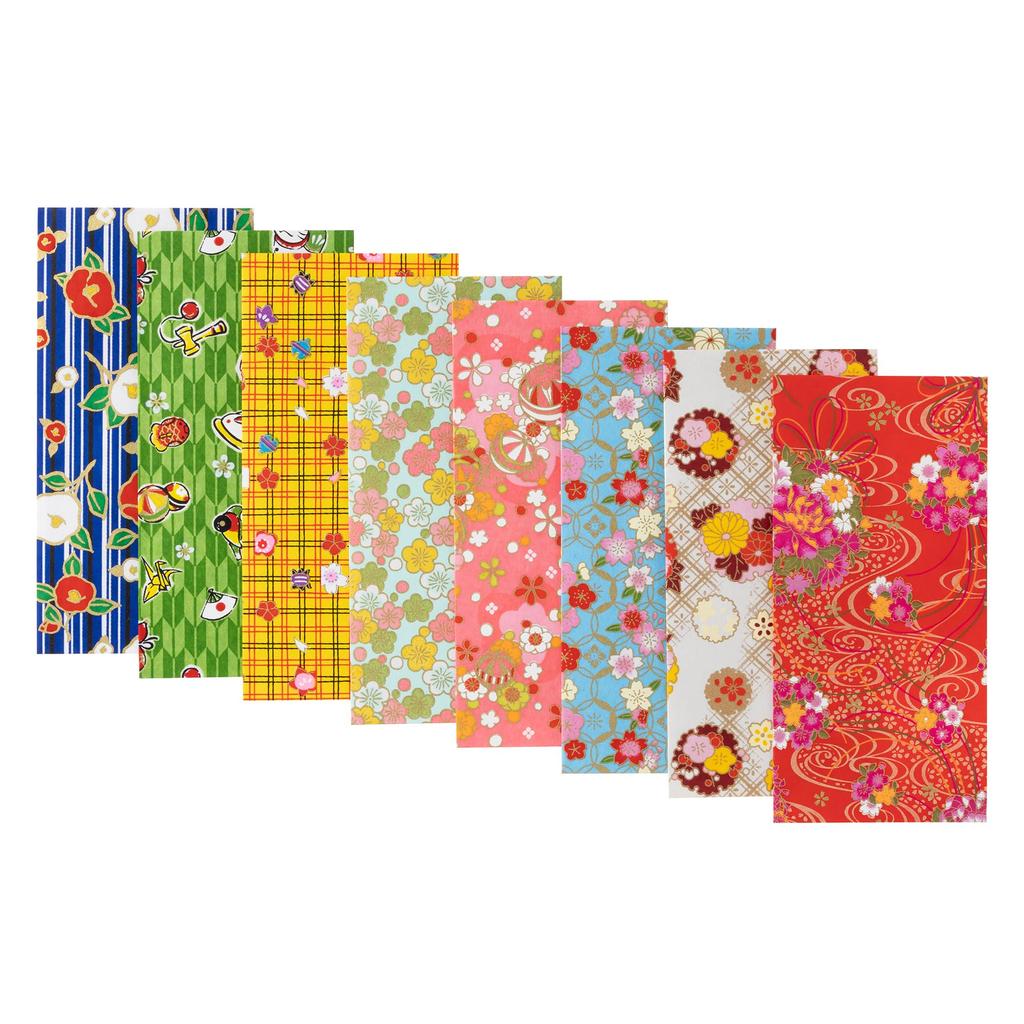 Kawasumi Washi Special Selection Kyoto Yuzen Washi Yen Small Various 8 Envelopes 10,000 Envelopes, Long, Envelopes, Patterns,