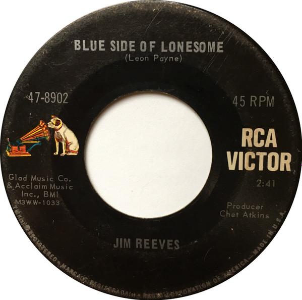 

7inch Record JIM REEVES - Blue Side Of Lonesome 478902 RCA Victor 1966 US Pop Used