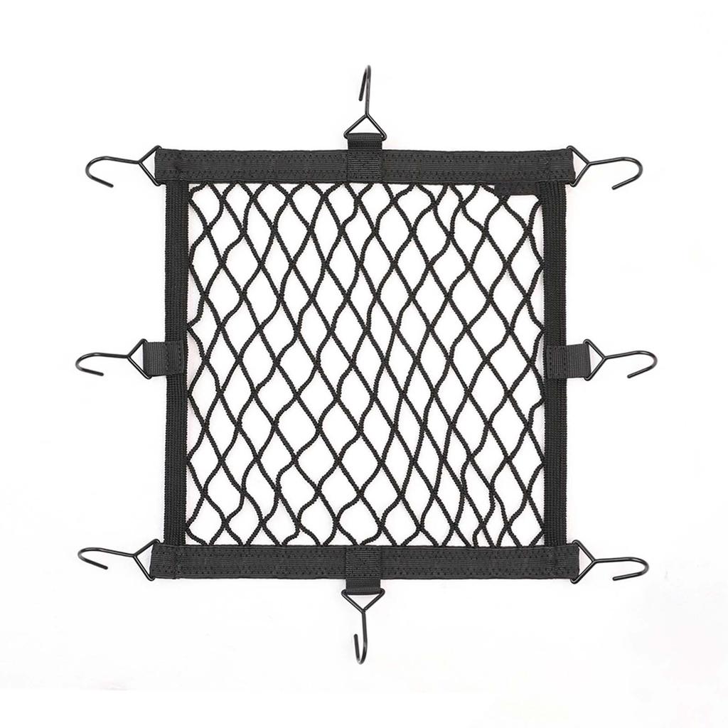 Motorcycle Helmets Elastic Net Bag Luggage Mesh Net Bag with 8 Hooks Universal Helmets Hold Storage Mesh Bag Motor