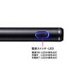 SANWA SUPPLY PDA-PEN47BK Rechargeable Stylus, Extra Fine Point, Black