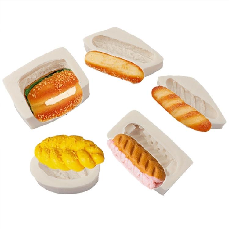 Realistic Food Silicone Mold Artificial Cake Fake-Bread Biscuit-Resin Mold Bread