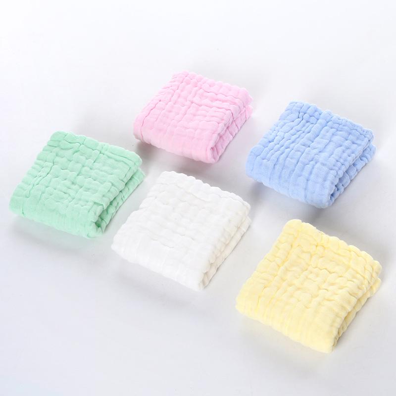 Children's Six-Layer Gauze Towel: Soft Newborn Pure Cotton Bib