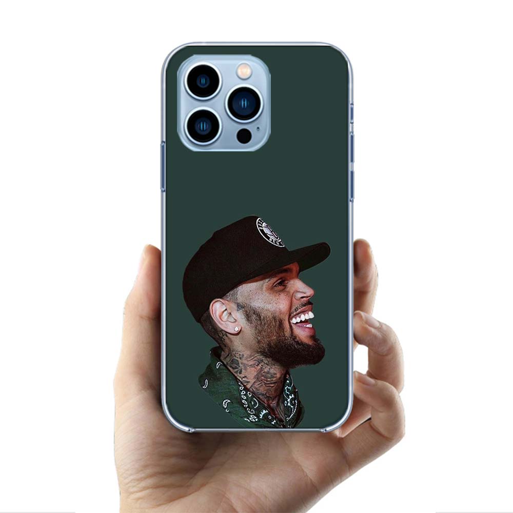 Chris Brown American Rapper Cases Phone Case For Iphone 17E 16E 17 Air 16 Pro Max 15 Pro 14 Plus 11 13 12 Mini Cover Cases Compa