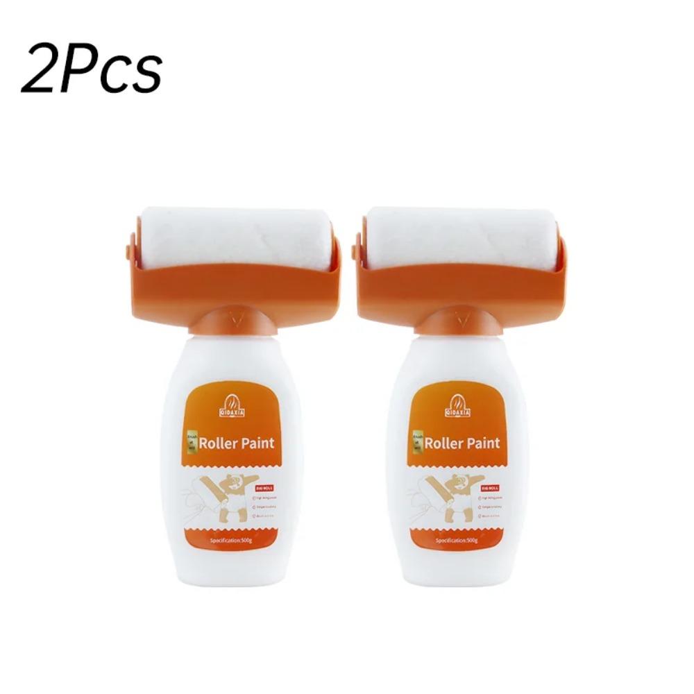 3PCS Roller Wall Repair Paint Antibacterial White Water Based Latex Paint Roller DIY Renovation Wall Repair Household Cleaning Tool