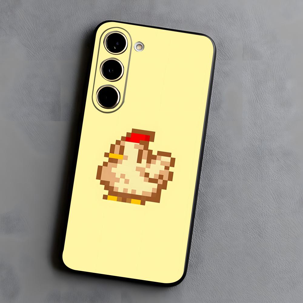 S-Stardew V-Valley Game Phone Case For Samsung S25 S24 FE S23 S22 S21 Plus S20 Ultra Note20Ultra Black Soft Shell