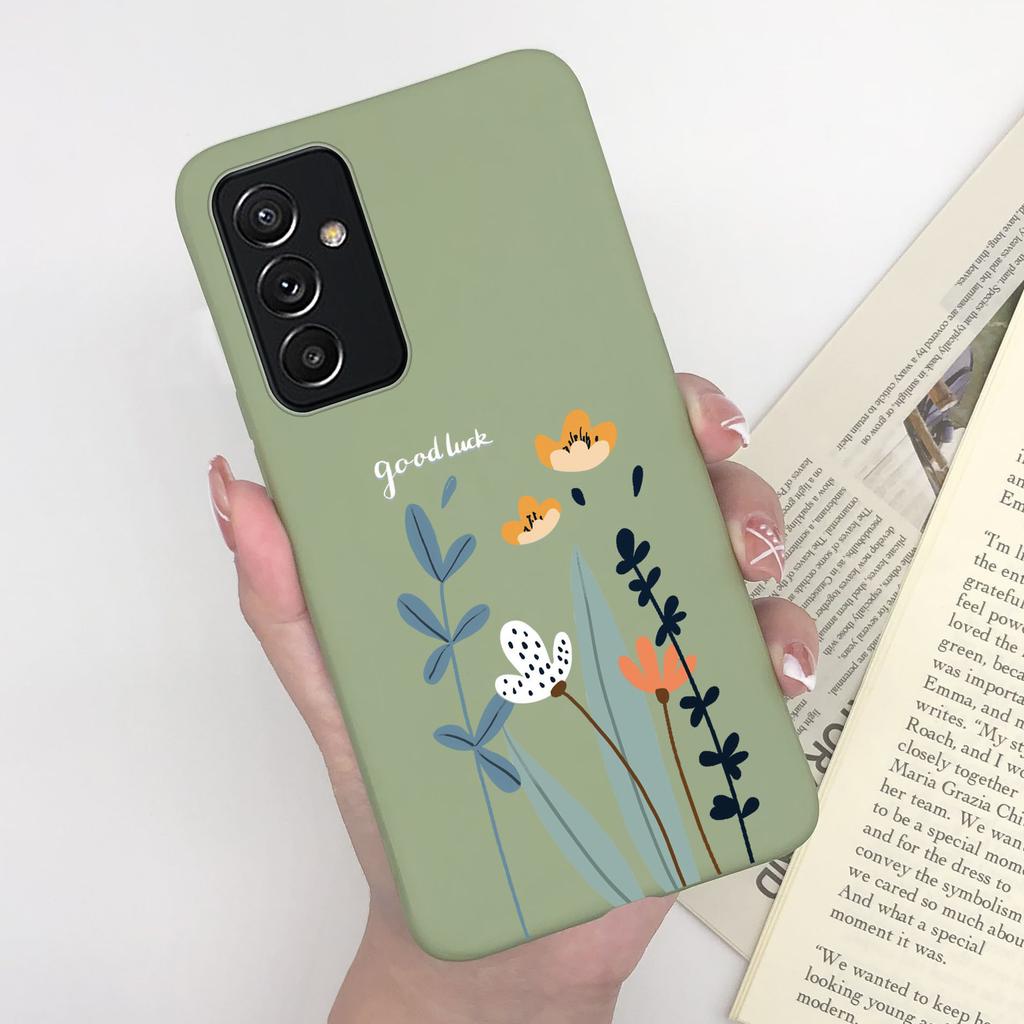 For Samsung A82 Phone Case Butterfly Lavender Matte Cover For Samsung Galaxy A82 A 82 Funda Soft Silicone Shockproof Bumper Capa