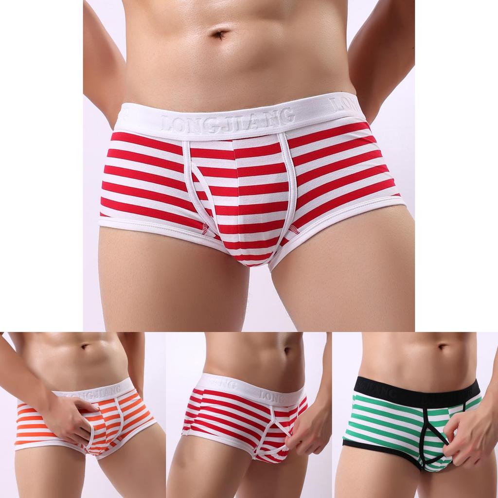 Slip da uomo di alta qualità, traspiranti, morbidi, in cotone, con design a sacca sporgente per il comfort quotidiano