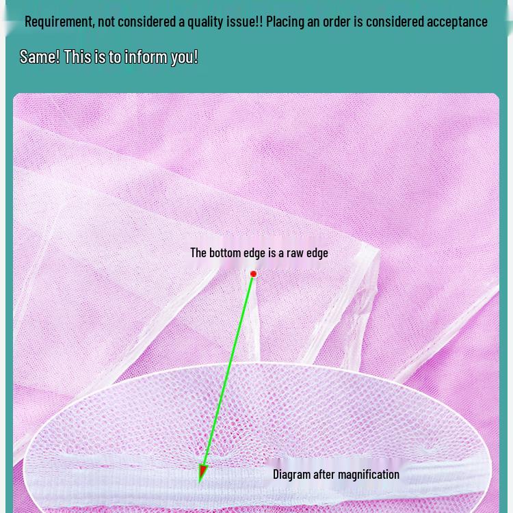 Free Shipping High-Density Mosquito Net for Dorm or Home, Single/Double Bed, with Hanging Rope and Extra Height