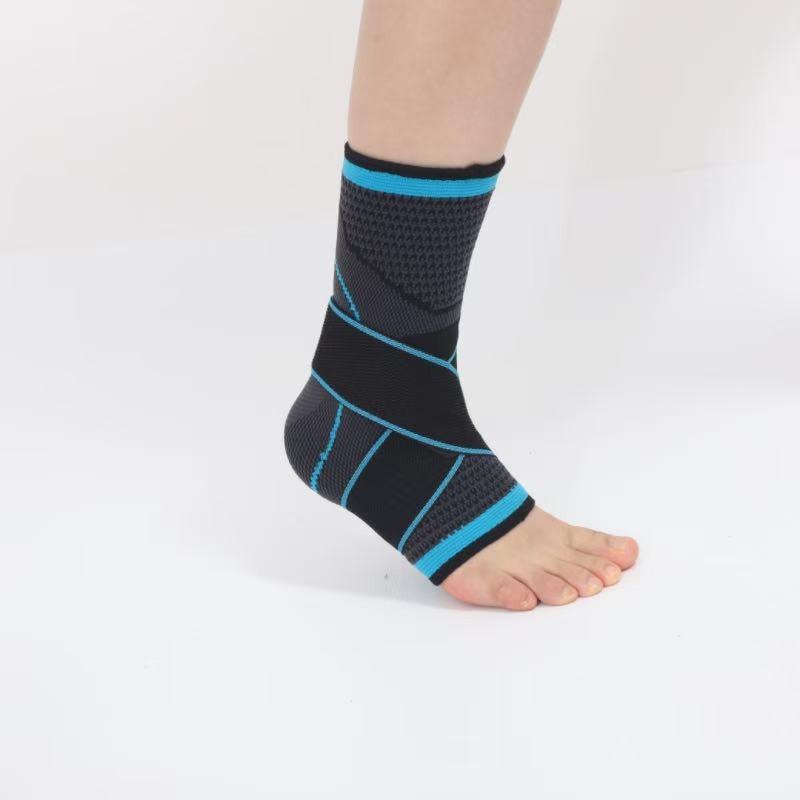 Adjustable Breathable Nylon Ankle Brace For Basketball Running Sports