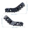 1 Pair Black Plastic Car Front Left & Right Bumper Bracket 55079229AD 55079228AD for 2011-2013
