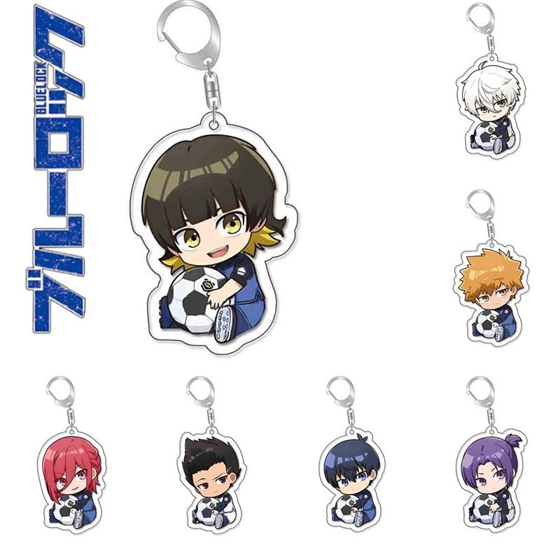 Blue Lock Isagi Yoichi Chigiri Hyoma Pendant Keychain Bag Accessory Xmas Gift