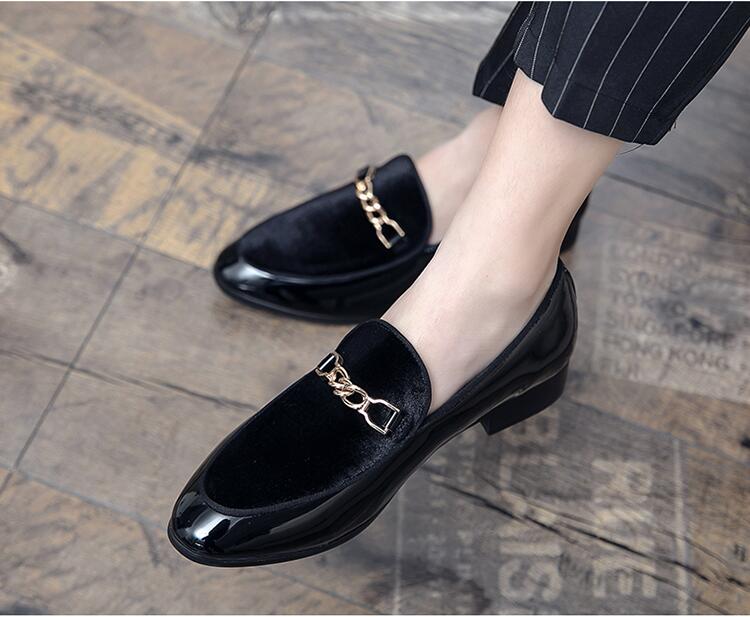 

Весенние роскошные мужские мокасины без застежек, свадебные туфли, повседневные кожаные мужские туфли, удобные мокасины для вождения на платформе 38 чёрный