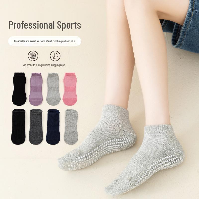 Non-Slip Yoga, Pilates, Aerobics, Dance, and Trampoline Socks for Men & Women, Adult Sports Socks