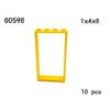 1x4x6 Door Frame Smart Windows 10pcs 60596 60616 60803 57894 60623 60621 92589 MOC Parts House Building Block Model Accessories