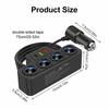 4 in1 Socket 3.1A Car Cigarette Lighter Adapter 12V/24V Charger Charger Plug Phone Power Adapter for Car DVR Dashcam