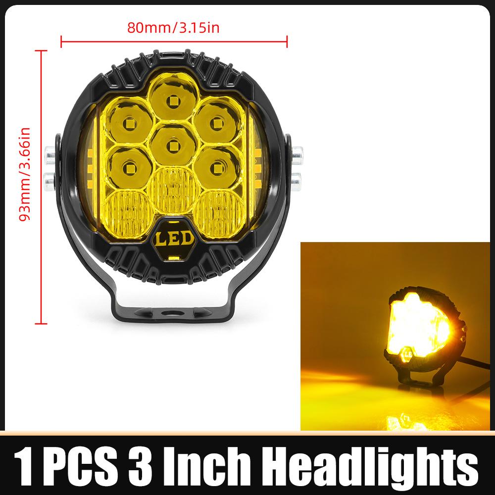 

3 5 7 Headlights Light LED Offroad Lamp Accessories Work Light Auxiliary Fog Light For Jeep Wrangler SUV Motorcycle 12V24V