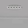 Rhodium/Gold/Aluminum Plated Necklace Chains Brass Bulk for DIY Jewelry Making Materials 4 Size For Selection