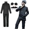 Anime Jujutsu Kaisen Gojo Satoru Costume Cosplay Cache-œil Perruques Lunettes Costume Costumes d'Halloween pour Hommes