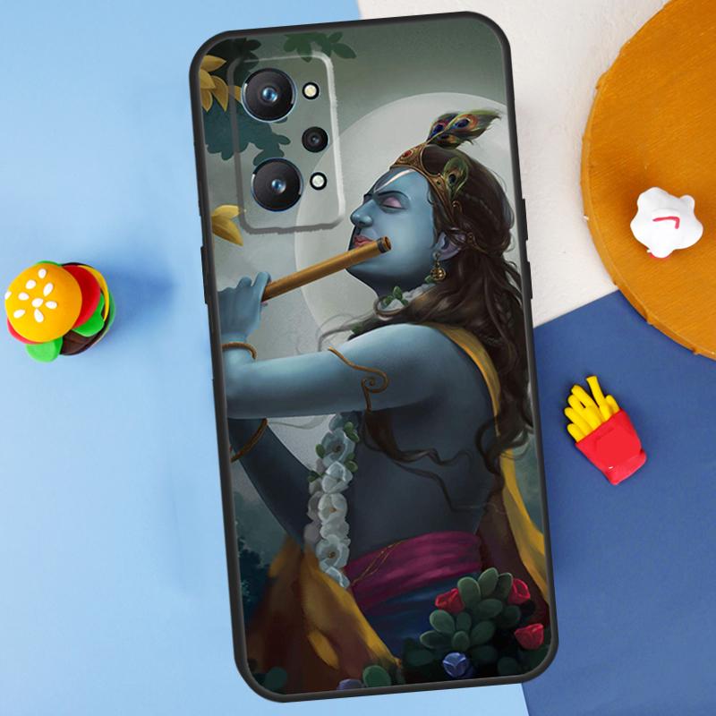 Indian God Lord Krishna For Realme GT7 Pro GT 6T 6 5 C67 C61 C55 C53 C51 C21Y C25S C75 10 11 12 13 14 Pro Plus Case