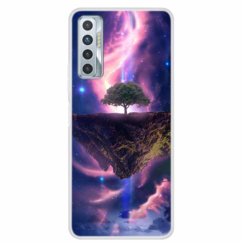 For Tecno Camon 17P Case Luxury Silicone TPU Soft Cover Phone Case For Tecno Camon 17 CG7 CG6 1 7 Coque Shockproof Cartoon Funda