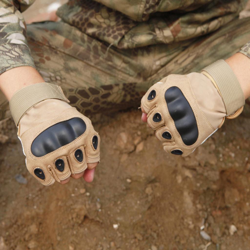 Half Finger Men's Gloves Outdoor Military Tactical Gloves Sports Shooting Hunting Airsoft Motorcycle Cycling Gloves