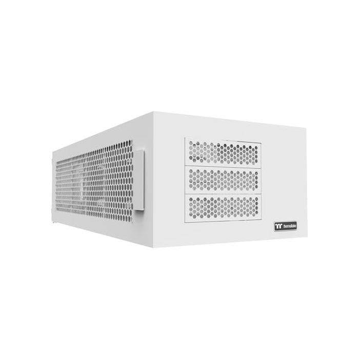 Châssis Tour Complet - Thermaltake - AX100 - Blanc Neige - Aluminium - 8 SSD/HDD