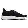 LiNing Lightweight One-Piece Knitted Shock Absorption Rebound Low-Top Running Shoes Women Sneaker Black White ARHN124-5