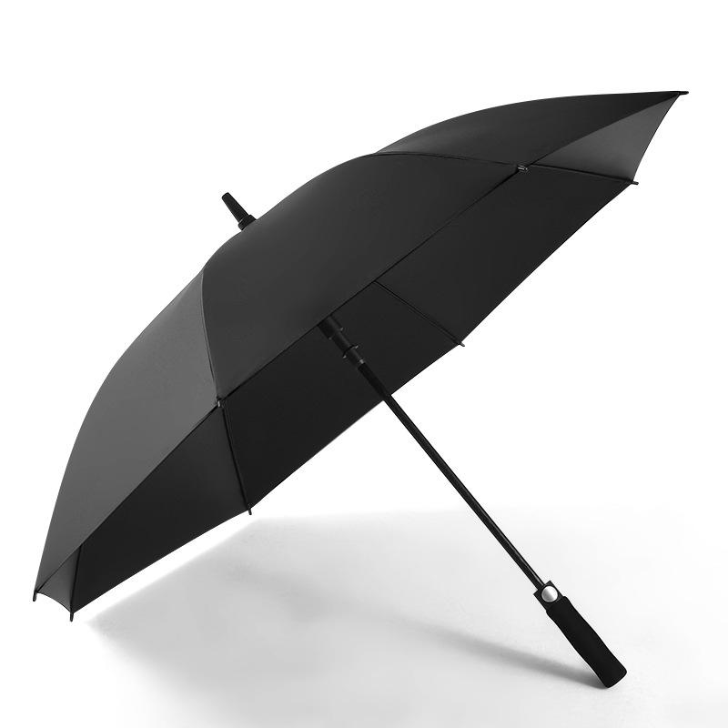 125cm Durable Business Semi-Automatic Long Handle Sunscreen Umbrella