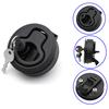 Round Flush Mount Hatch Plastic Handle Flush Marine Latch Cabinet Lift Pull Handle for RV Boat Deck Lock Stainless Steel Custom