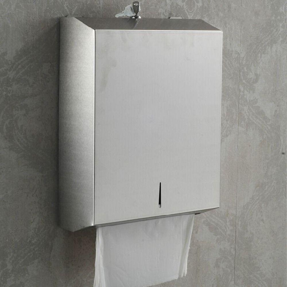 

Держатель для бумажных полотенец из нержавеющей стали, серебряный настенный держатель для туалетной бумаги, ванная комната и кухня