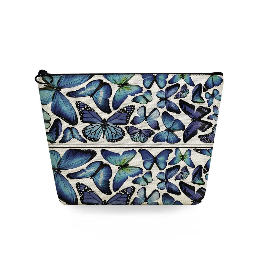 Women Wine glass Print Cosmetic Bag Toiletries Organize Travel Storage Case 6735 KTB
