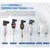 RTD PT100 Temperature sensor Transmitter 4-20mA 0-10V RS485 Temperature Transducer