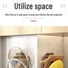 Wall-Mounted Punch-Free Kitchen Rack - Multi-Function Storage for Pot Lids & Chopping Boards