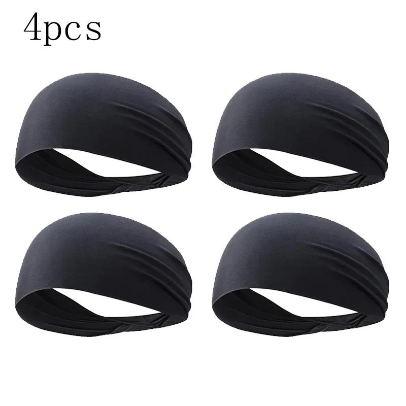 1-8PC sweatband for men women elastic sport hairbands head band yoga headbands headwear headwrap sports workout hair accessories