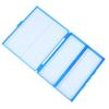 Boîte pour lames de microscope 1 2 3 pièces Boîte rectangulaire en plastique Rangement pour 100 lames Fournitures de laboratoire Scolaire